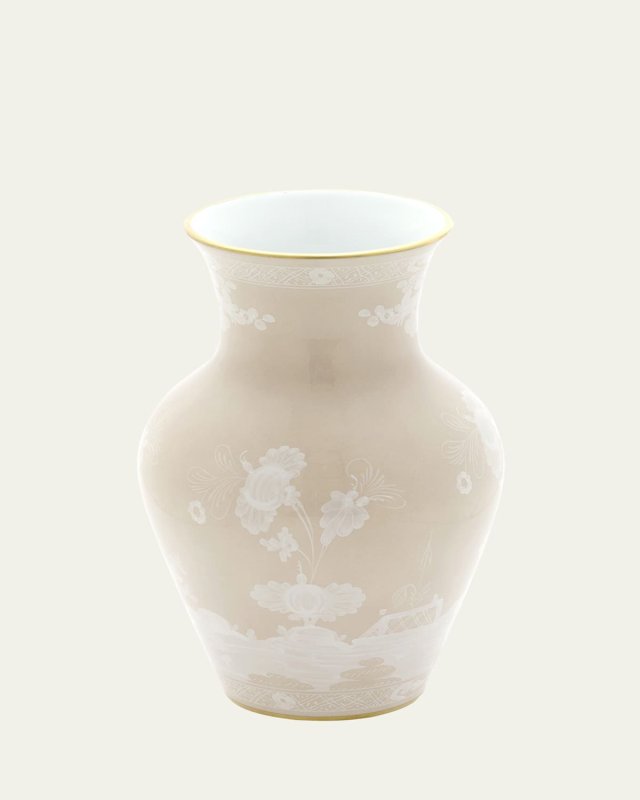 Oriente Italiano Meringa Ming Vase - 10"